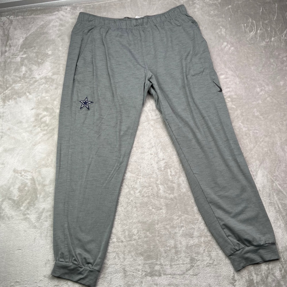 Nike Dallas Cowboys Training Pants Men 2XL Gray Team Issued Tanzel Smart Dri-FIT
